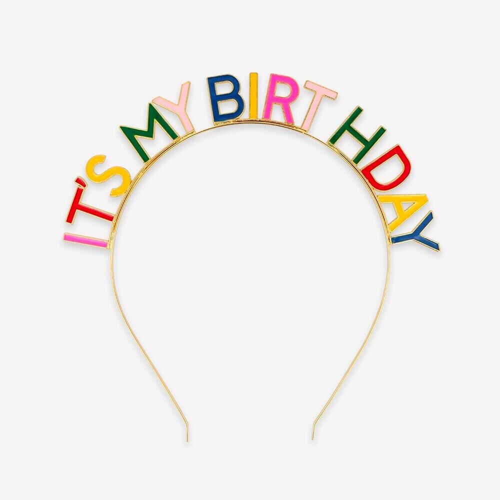 Kleines Geschenk: „It’s my birthday“ Geburtstagsstirnband