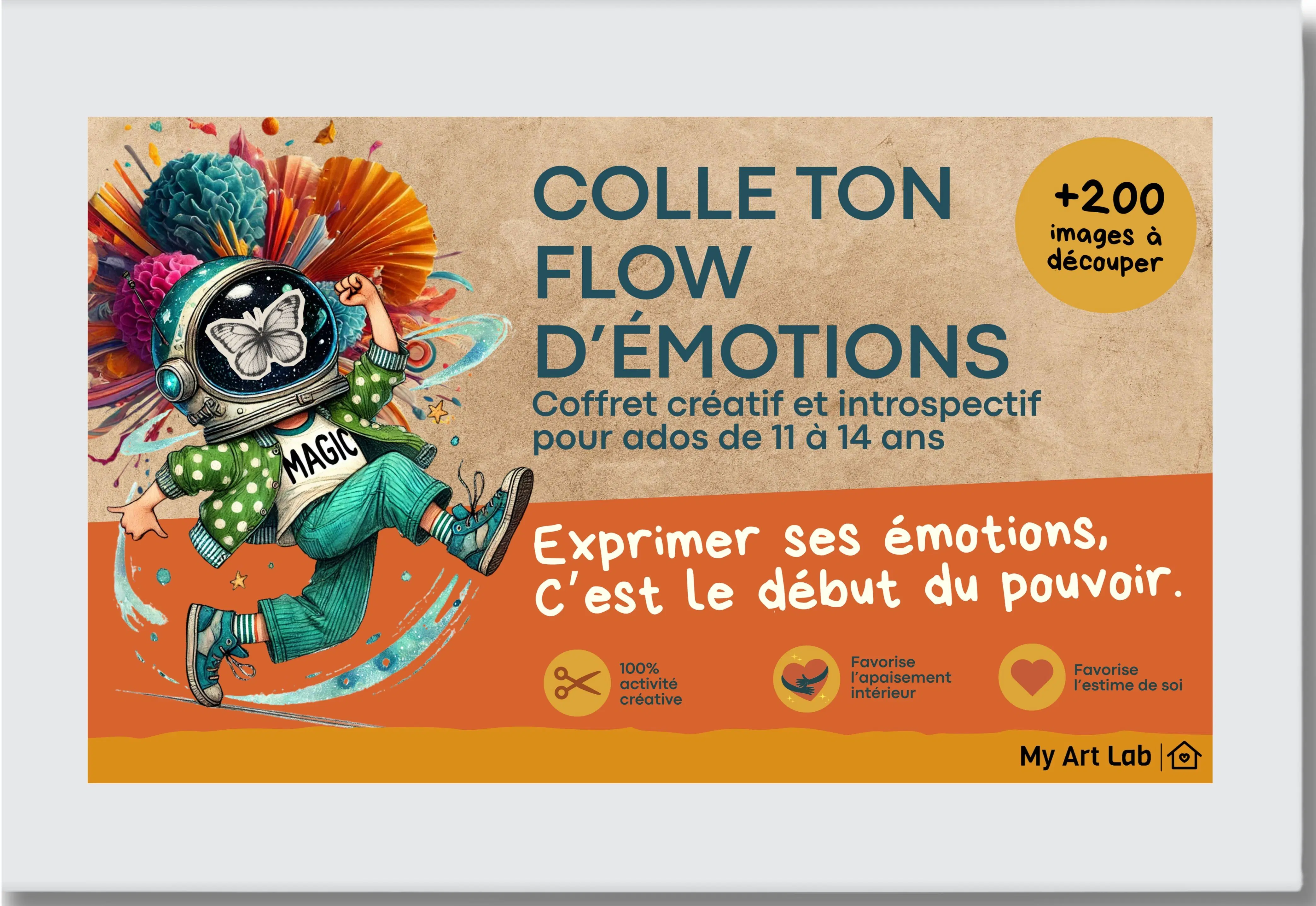 Achat Coffret COLLE TON FLOW D’ÉMOTIONS – Libère ce que tu ressens et ...