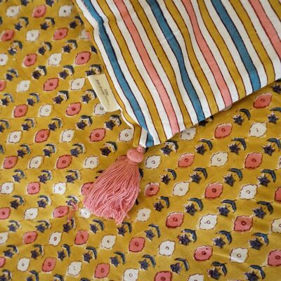 "Sol" printed cotton quilt