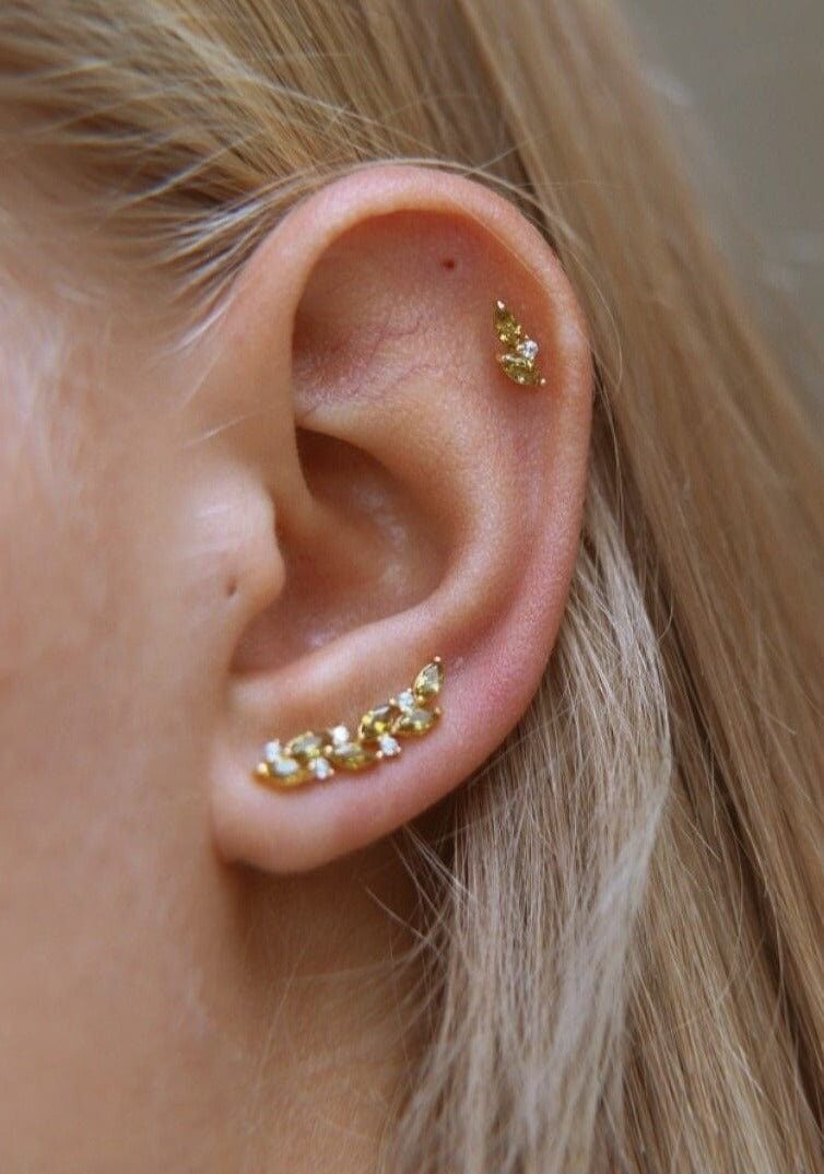 Nature Leaf Climber & Stud