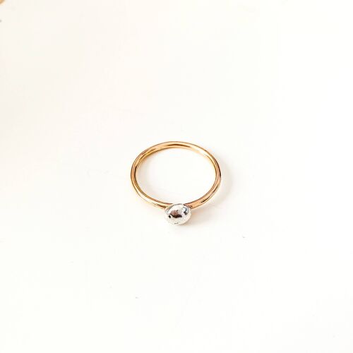 Large Organic Bubble Mixed Metal RingXL