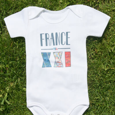 Die Ikone für Baby White Bodysuit