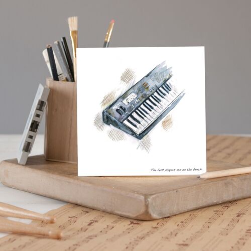 Keyboard Greetings Card