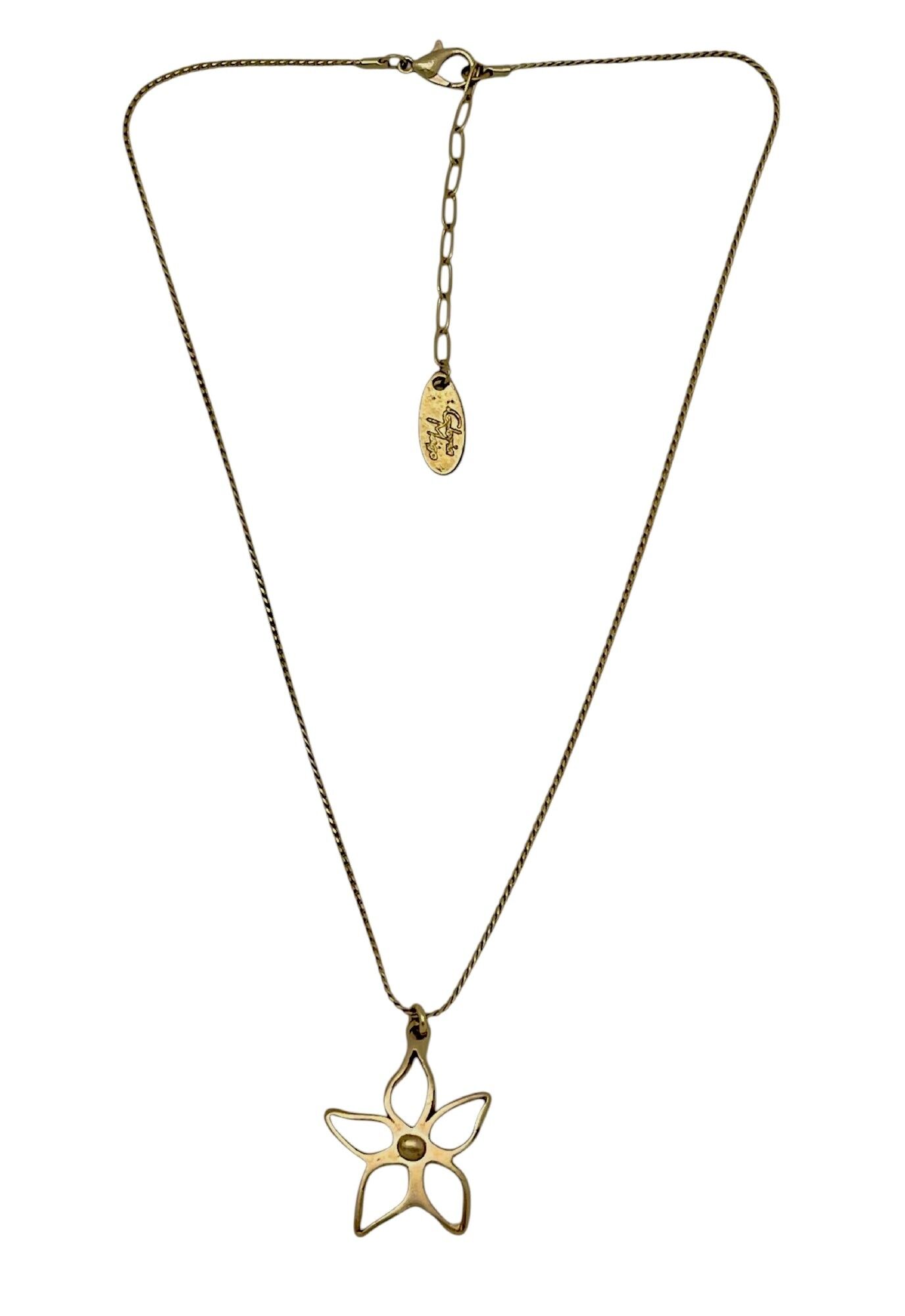 Collana con coda di topo da 40 m, in ottone irregolare, Blom Gold