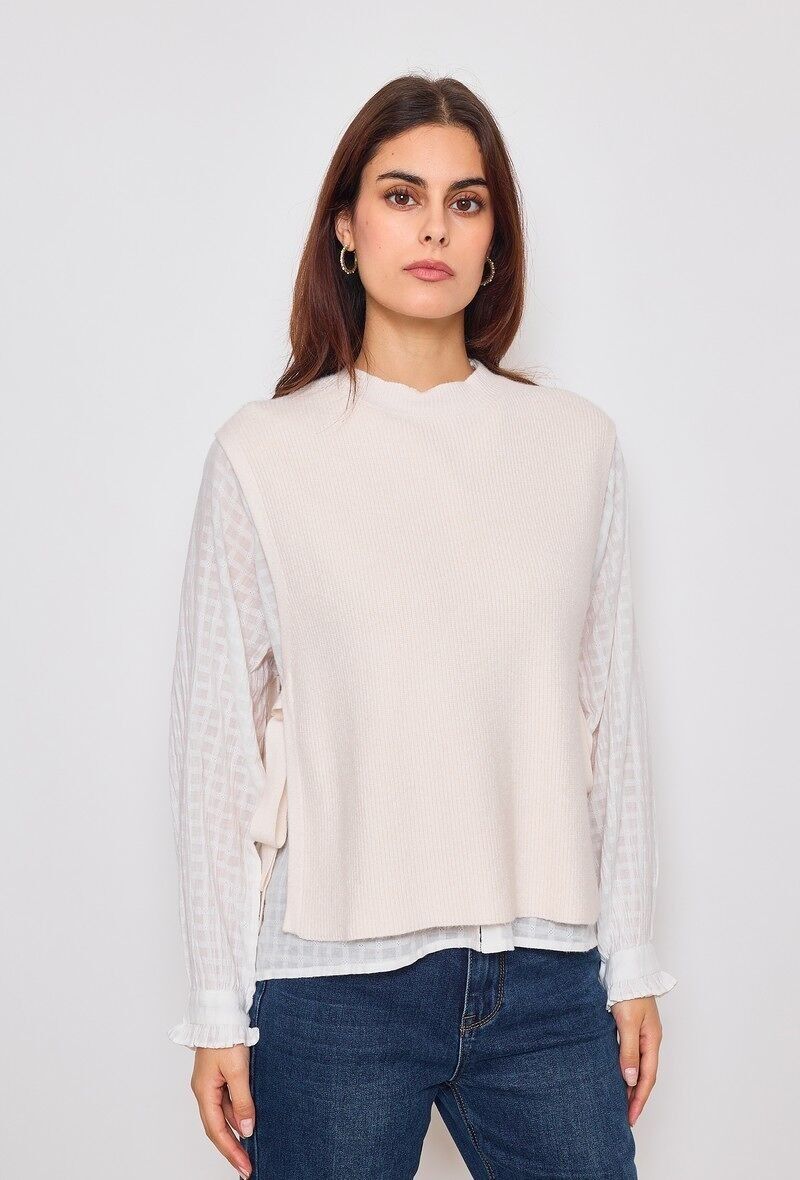 Sudadera de manga larga para mujer