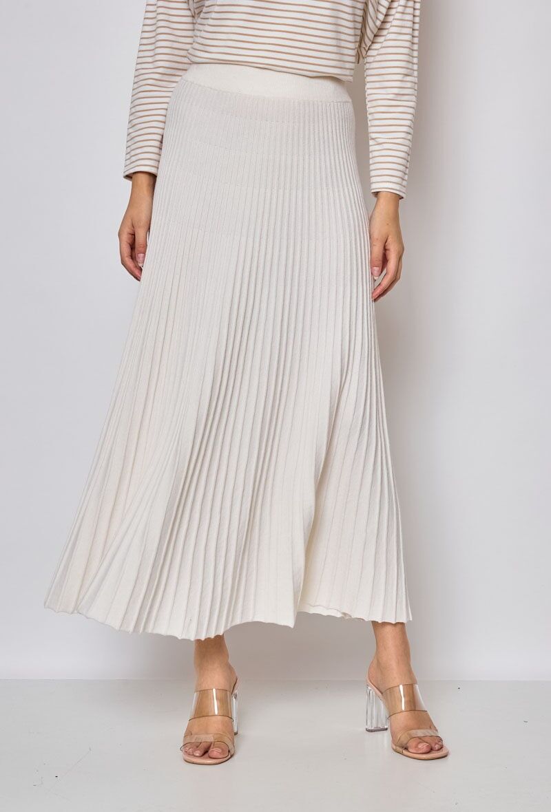 Elegante gonna plissettata