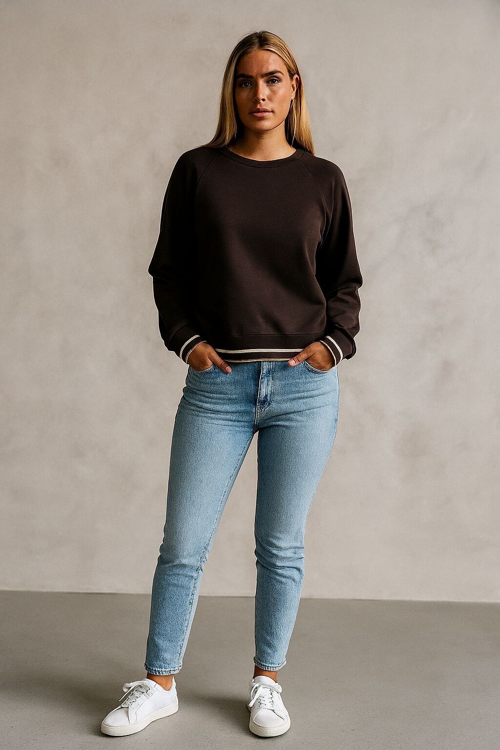 Sudadera de manga larga para mujer