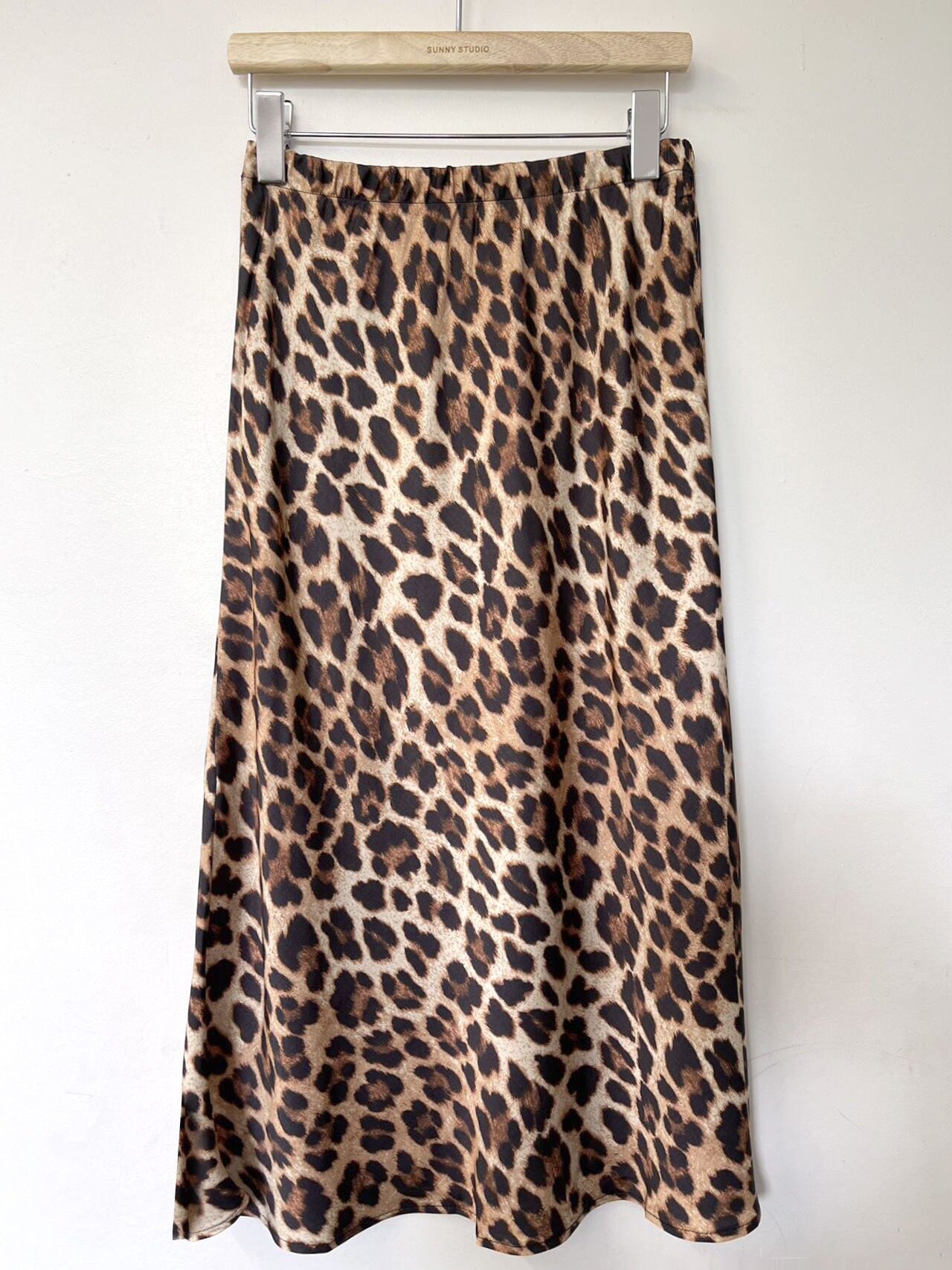 Gonna lunga con stampa animalier
