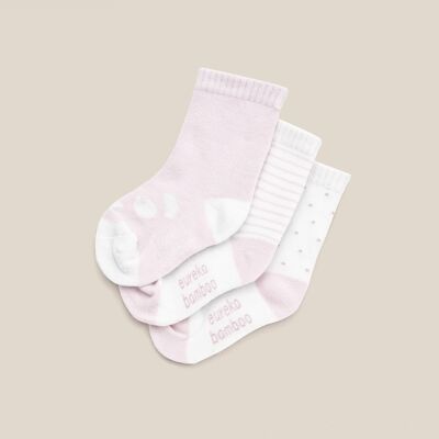 Bamboo Baby socks; 0-6 Months; Color: Pink