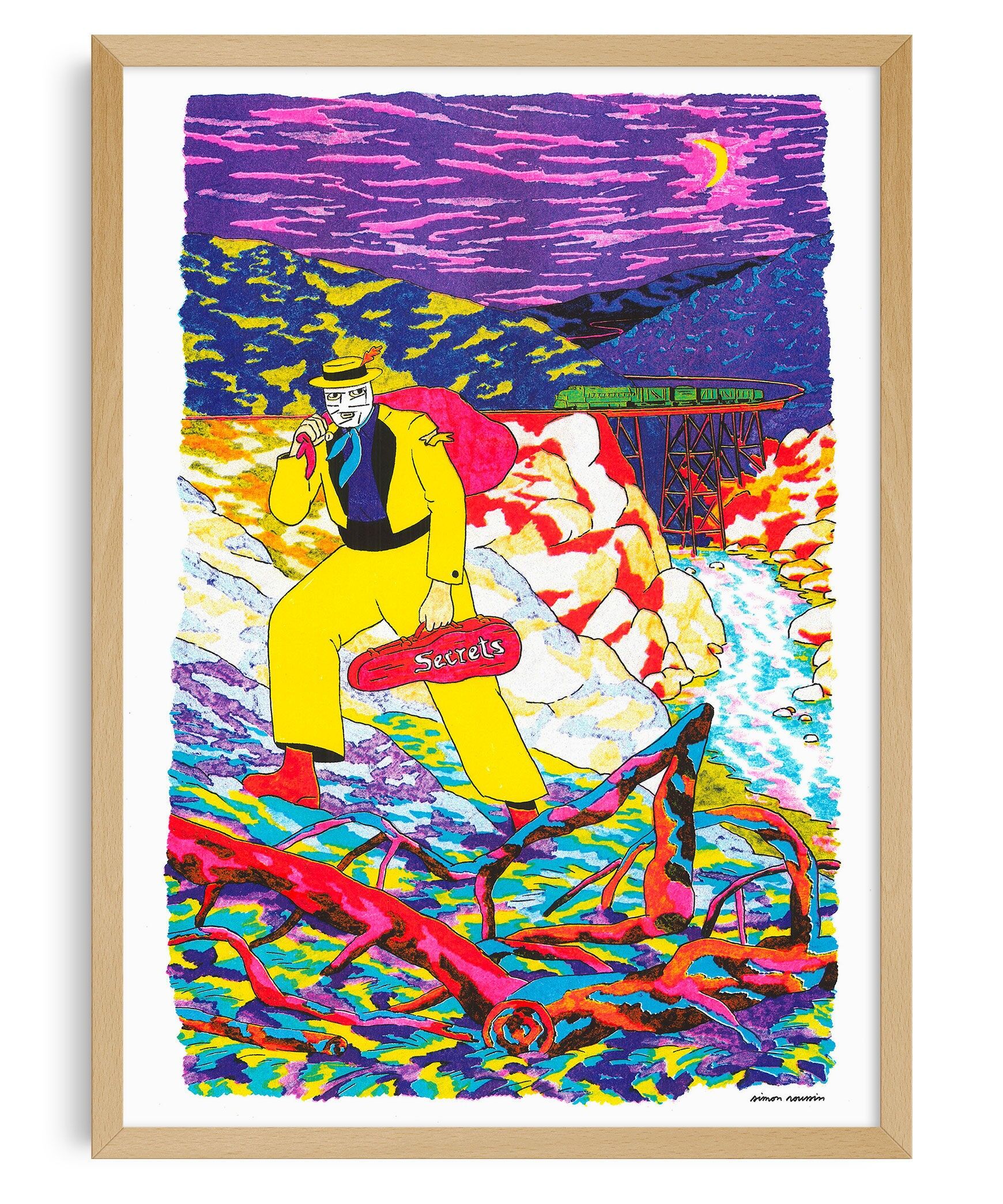 A3 poster - Simon Roussin - If I pass this way again