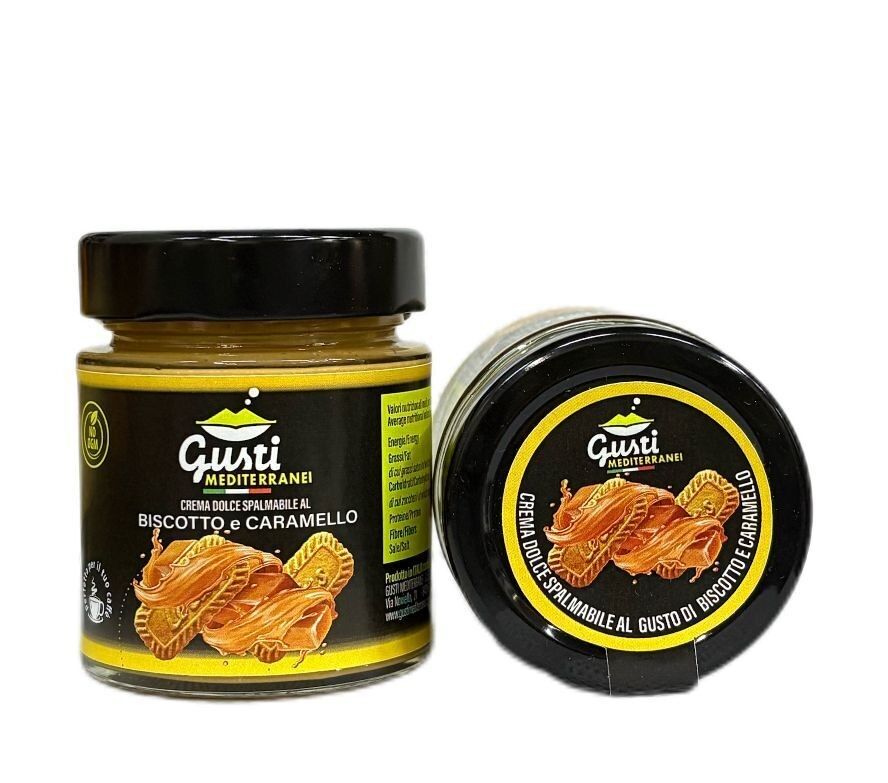 Crème à tartiner aux biscuits et au caramel 156 ml