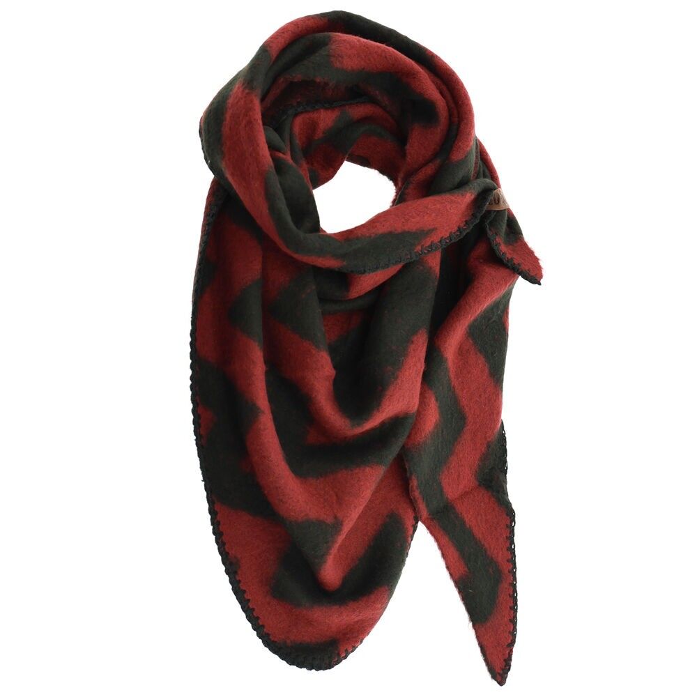 Bufanda Nina ZigZag - Burdeos