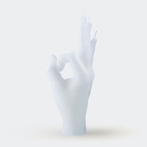 Candle Hand - OK White