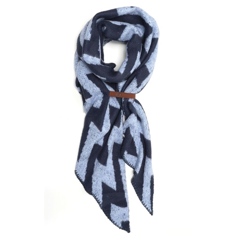 Sciarpa Fem ZigZag - Blu marino