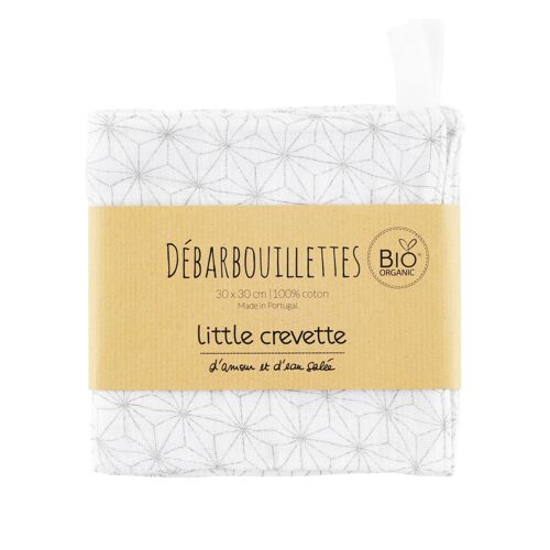 Lot de 2 débarbouillettes Pompom