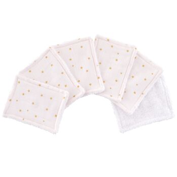 Lot de 6 lingettes lavables Princesse Swan 2