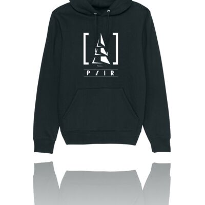 Sweat noir PSIR coton organique S