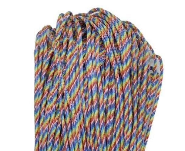 Paracords 4mm Nr.1 Regenbogen