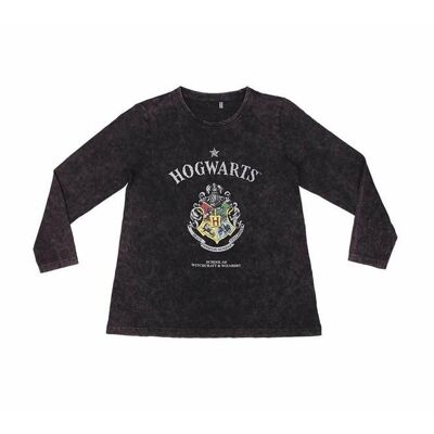 Camiseta de manga larga para niño Harry Potter gris oscuro 10 años