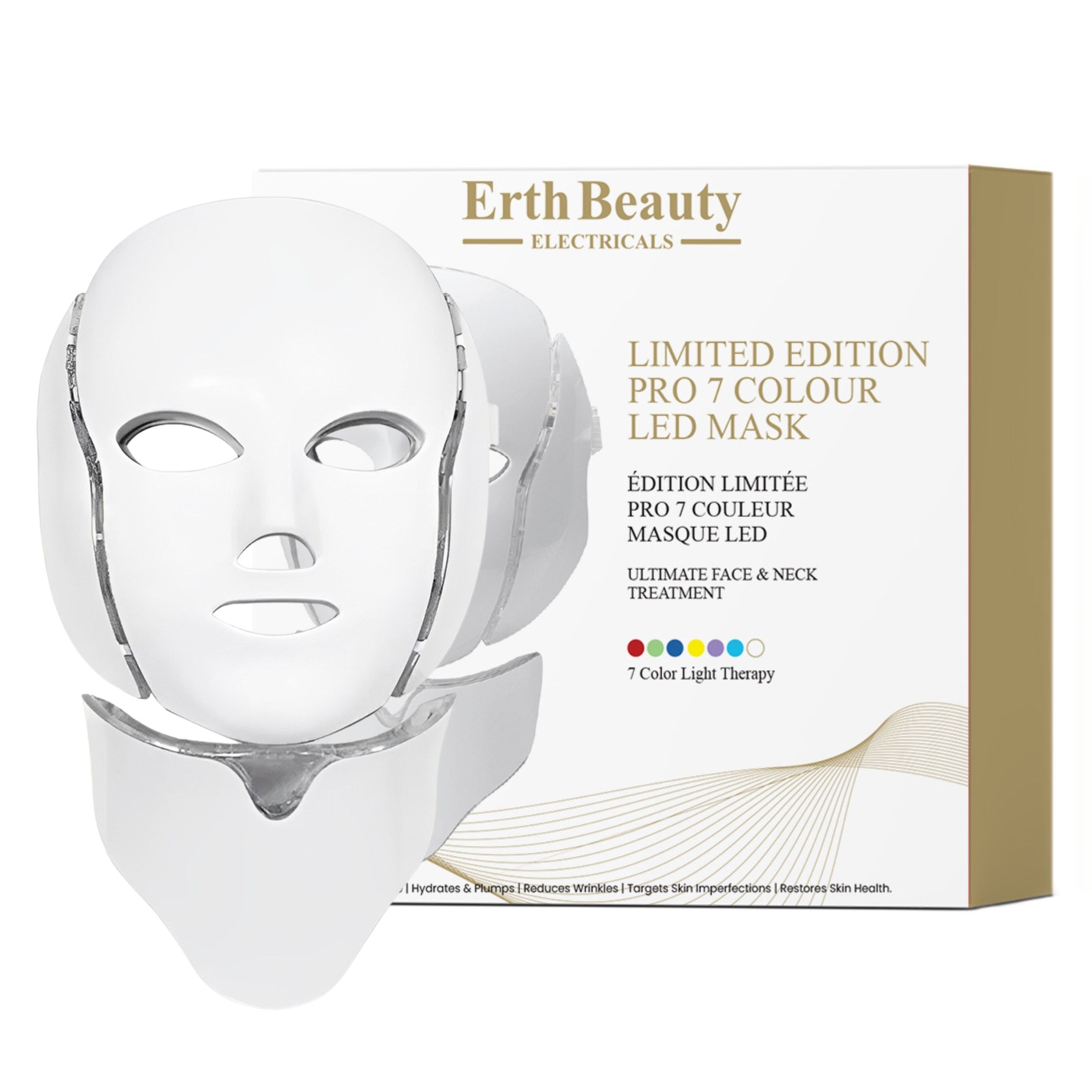 Mascara facial et cuello LED Pro de 7 couleurs de édition limitée