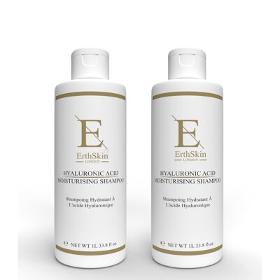 2x Shampoo idratante all'acido ialuronico 1L