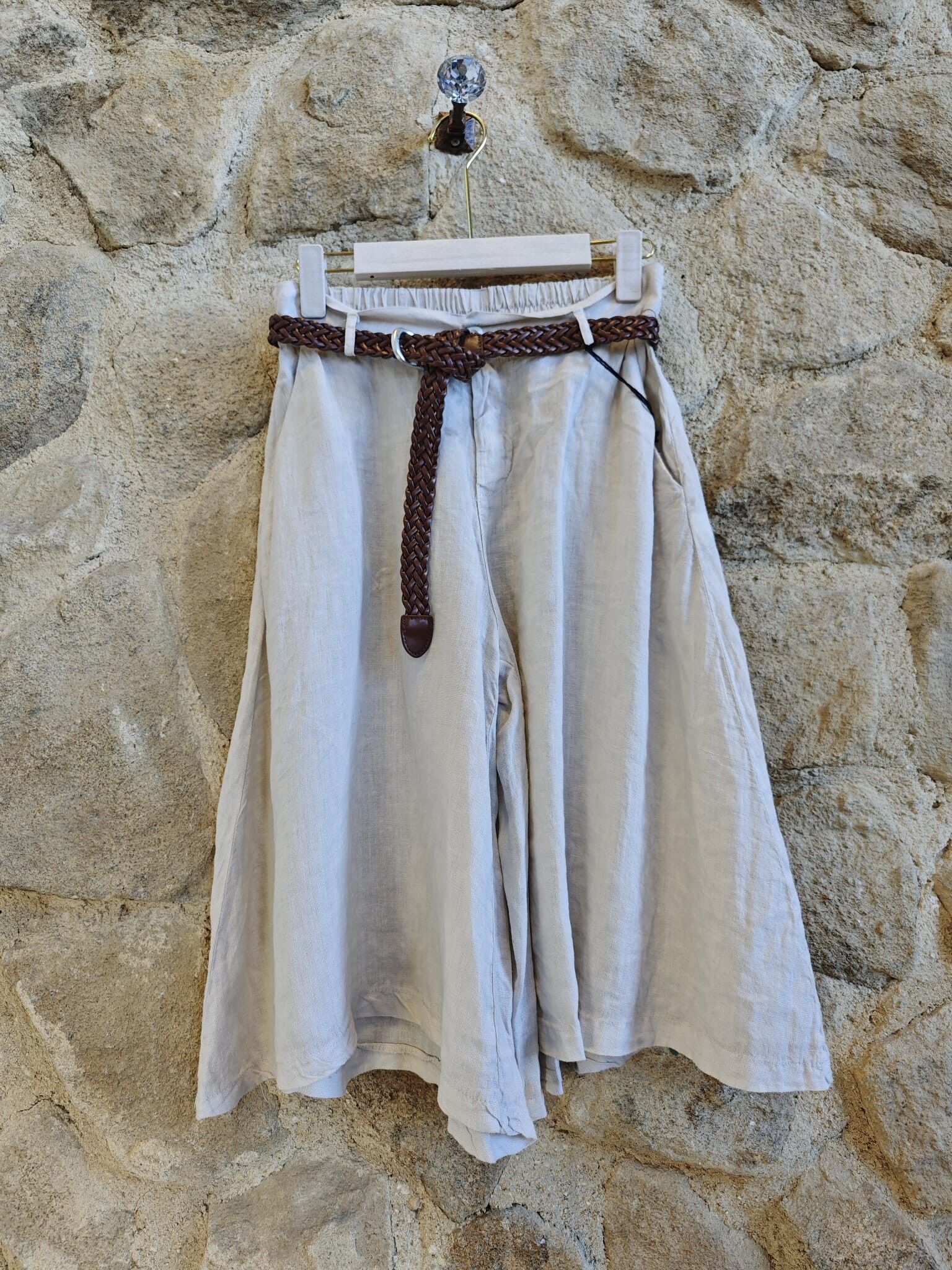 RIF 824718 BERMUDA IN LINO 100% LINO.