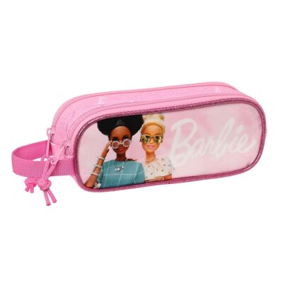 Barbie Girl Pink Double Multi-Purpose Case 21 x 8 x 6 cm