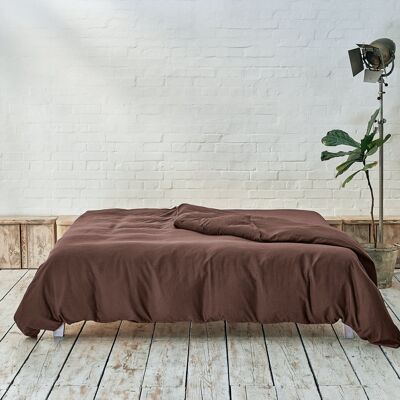 Acorn Brown Duvet Cover - Double | 200 x 200 cm