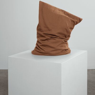 Caramel Brown Pillowcase Pair - 2 x Standard (50 x 75 cm)