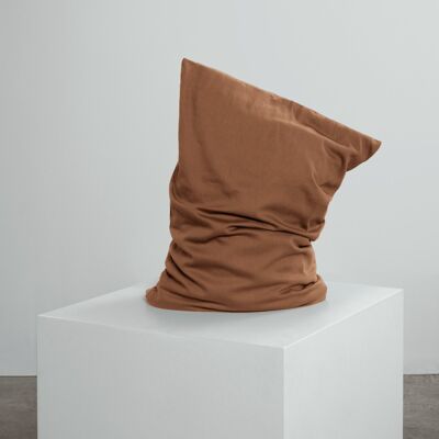 Caramel Brown Pillowcase Pair - 2 x King (50 x 90 cm)