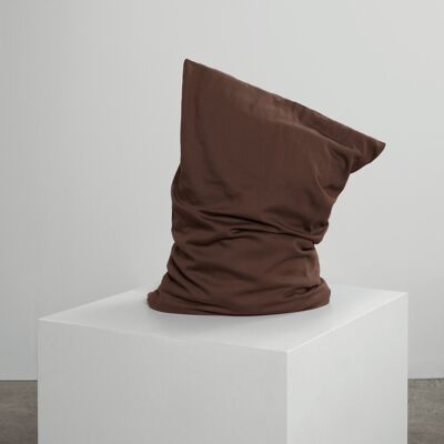 Acorn Brown Pillowcase Pair - 2 x Standard (50 x 75 cm)