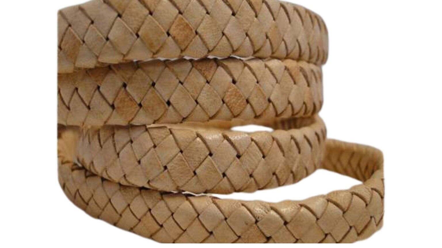 Ovale Regaliz-Flechtkordeln - Natur