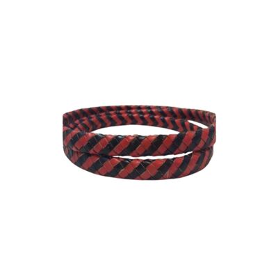 Oval Regaliz braided cords - Black & Se.R.12
