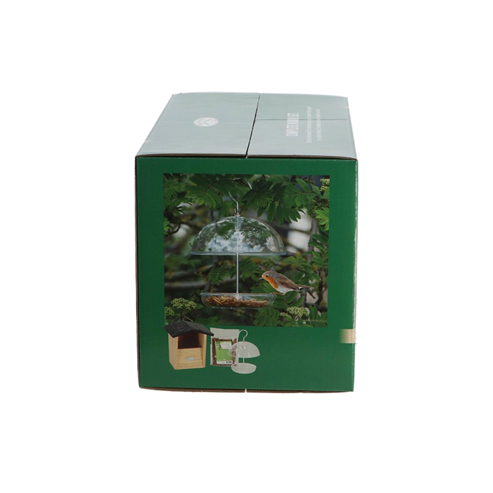 Robin Package - Birdhouse and Bird Food - Garden Accessories