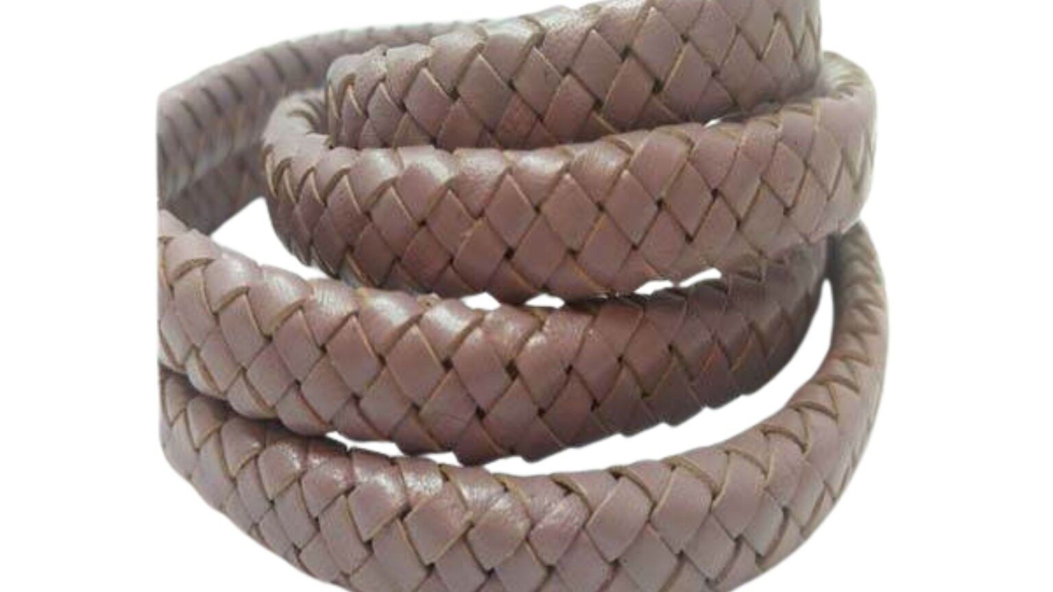 Ovale Regaliz-Flechtkordeln - SE Taupe