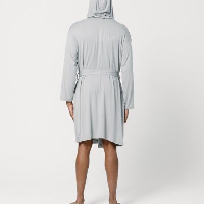 Grey Hooded Robe
