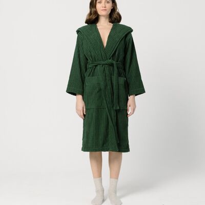 Dark Green Bathrobe - Small / Medium