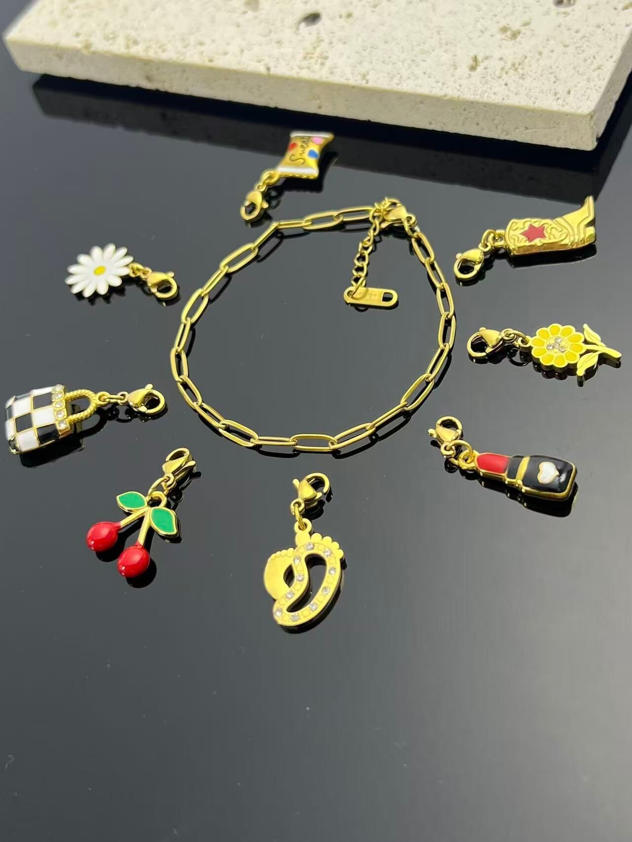 Rechteckiges Edelstahl-Mesh-Armband, schick, massiv