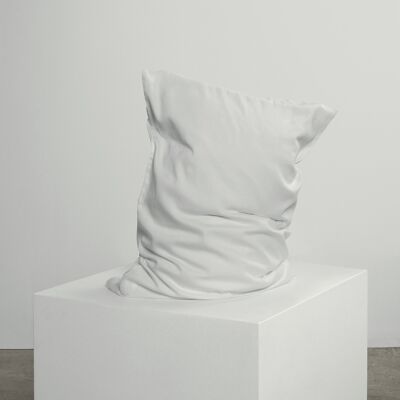 Cloud Grey Pillowcase Pair - 2 x Standard (50 x 75 cm) - Soft & Snug Washed Cotton