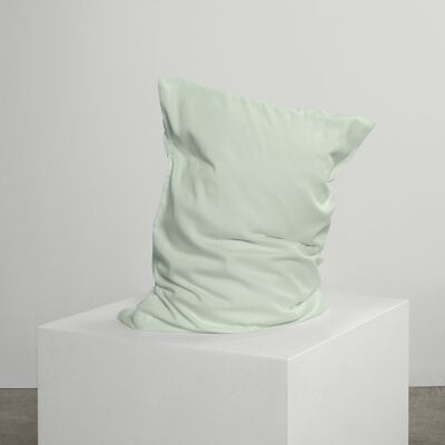 Sage Green Pillowcase Pair - 2 x Standard (50 x 75 cm) - Crisp & Fresh Cotton Percale