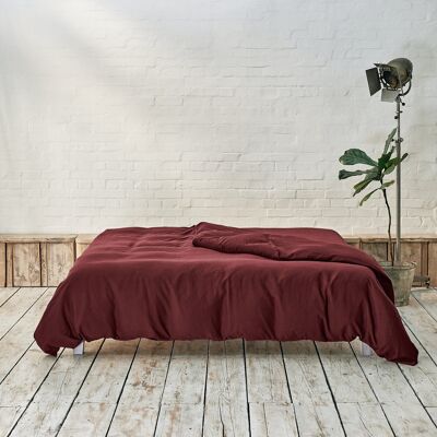 Burgundy Duvet Cover - King | 225 x 220 cm