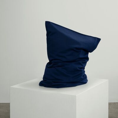 Navy Pillowcase Pair - 2 x King (50 x 90 cm) - Crisp & Fresh Cotton Percale