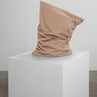 Beige Pillowcase Pair - 2 x Standard (50 x 75 cm)