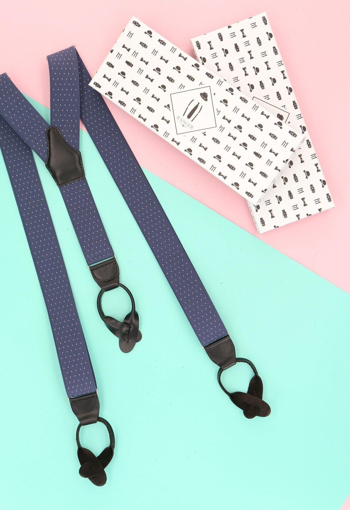 Bretelle DGG35 – Blu (Pois) 13