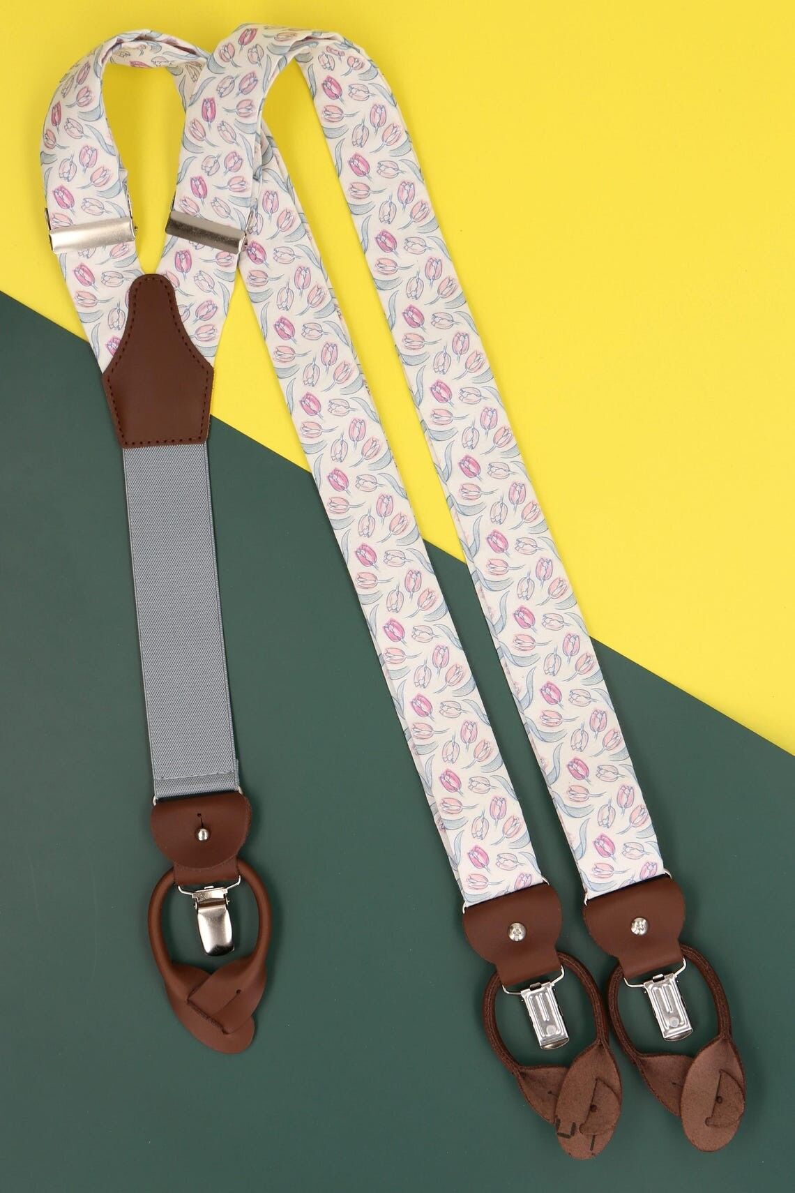 Tirantes DGB35 – Beige (Floral) 07