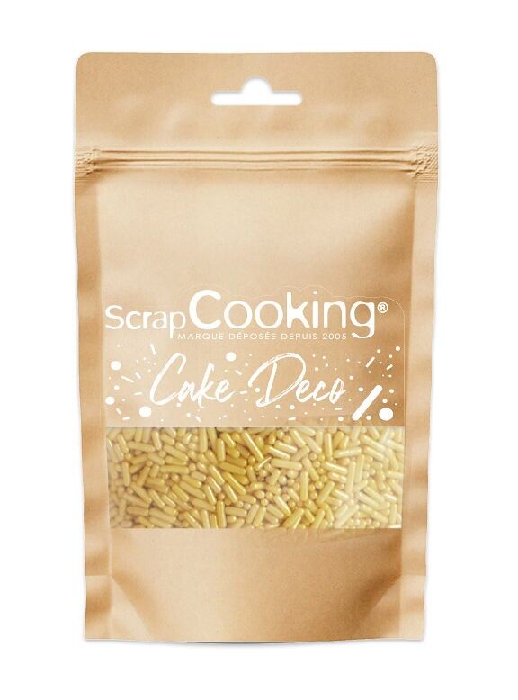 Decorazioni dolci "Vermicelli dorati" 60g