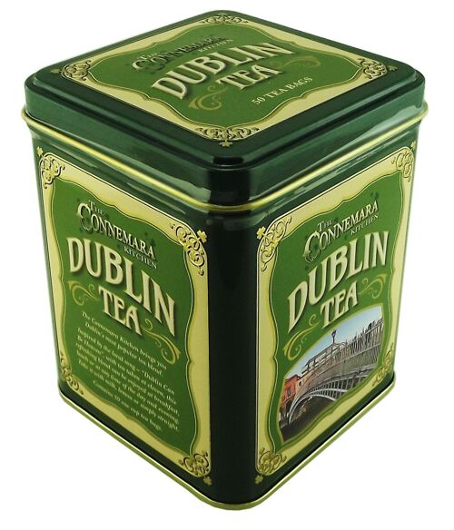 Tin of "dublin, ireland" tea