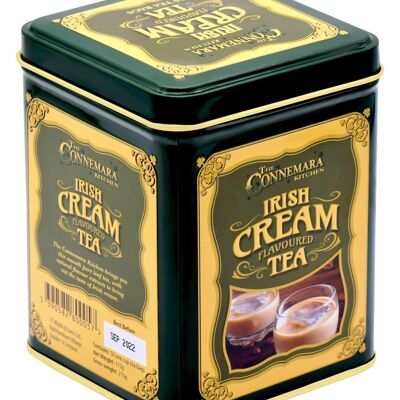 Tin of irish cream flavour tea