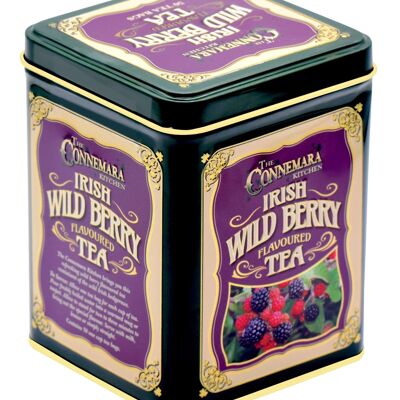 Tin of wild berry flavour tea