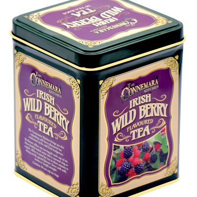 Tin of wild berry flavour tea